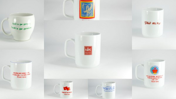 Cốc Bát Tràng in logo, cốc quà tặng, cốc in logo quảng cáo