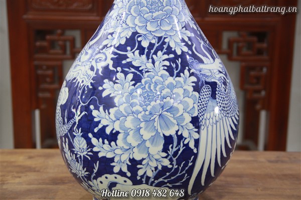 tỳ bà gốm sứ - Long phụng xum vầy