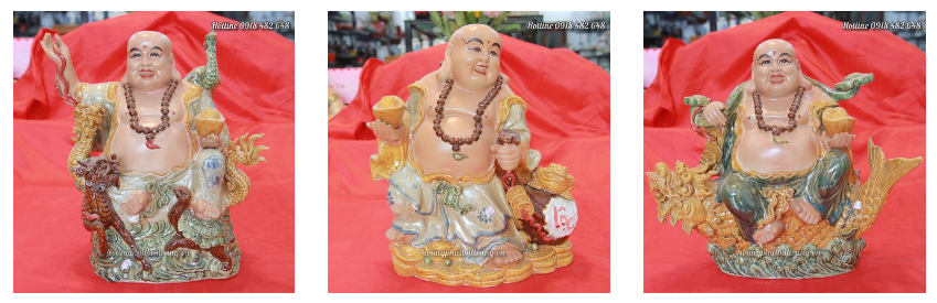 Tượng Phật - tượng Di Lặc - La Hán