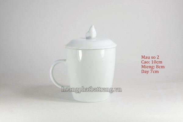 Cốc Bát Tràng in logo - mẫu 2