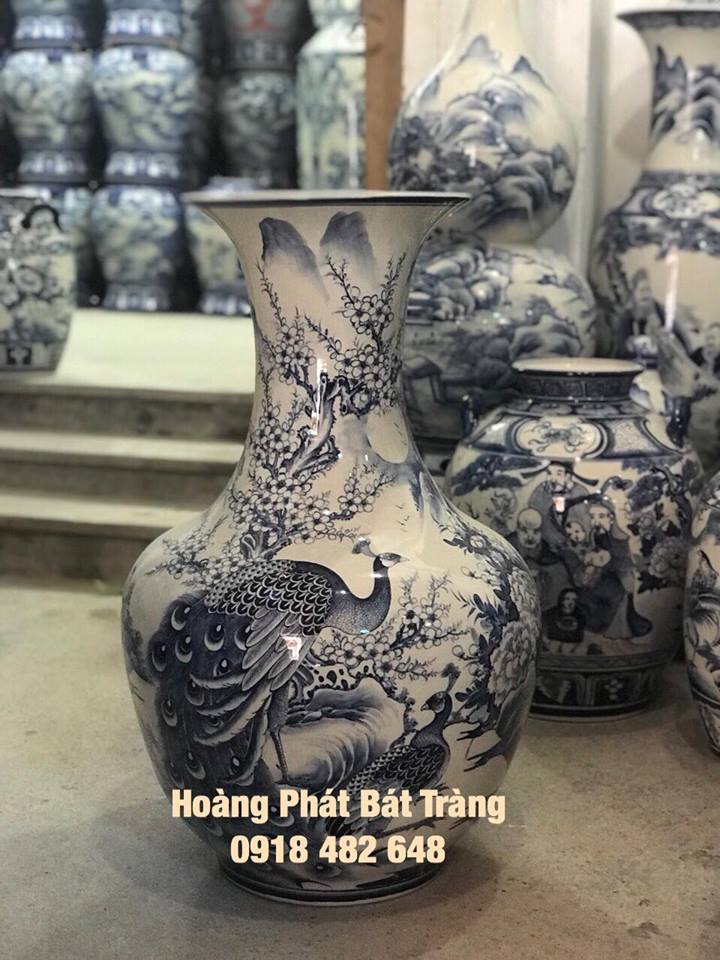 Tỏi phong thủy công đào men tràm trắng Bát Tràng SP4818