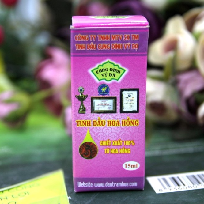 Tinh dầu hoa hồng 15ml