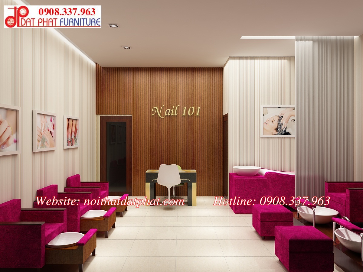 thiết kế tiệm nail