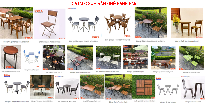  Catalogue bàn ghế Fansipan