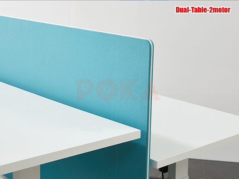 chân bàn nâng hạ đứng ngồi 2 người