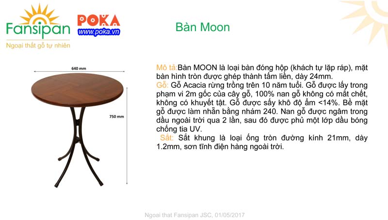 bàn moon