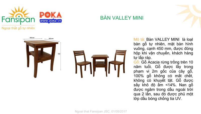 bàn valley mini