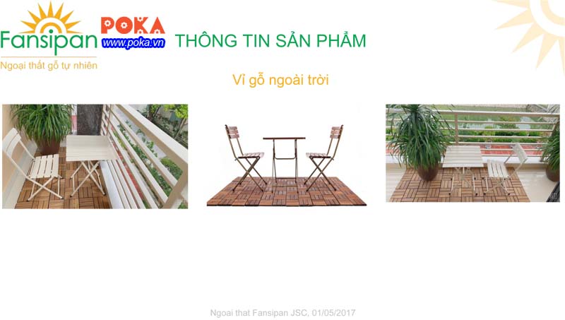 Catalogue bàn ghế Fansipan