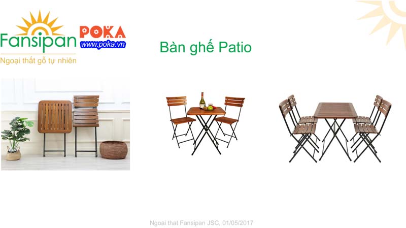 Catalogue bàn ghế Fansipan
