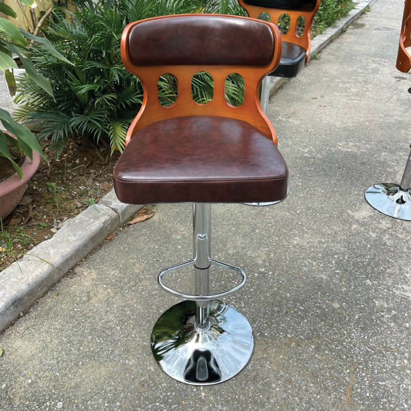 ghế bar rudi màu nâu