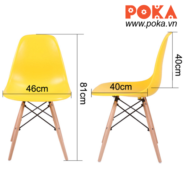 Kích thước của Ghế Eames DSW