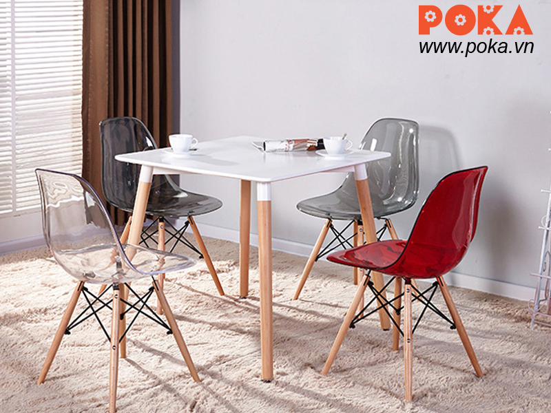 Ghế Eames DSW trong suốt