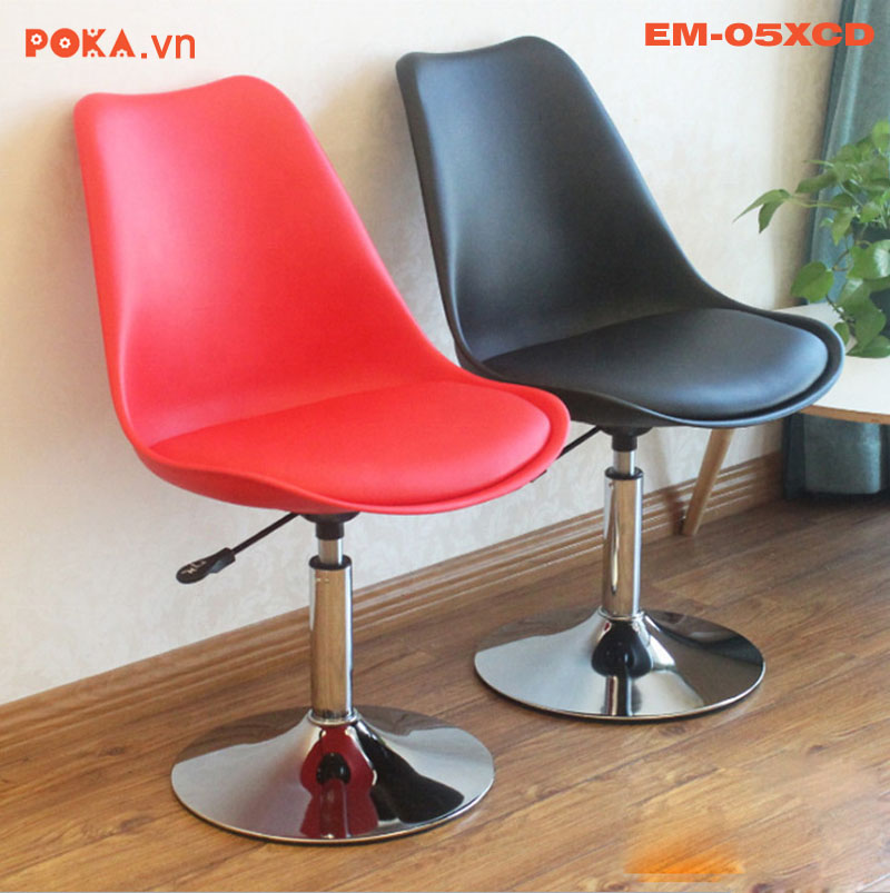 hế Eames xoay mặt đệm đế mâm cố định EM-05XCD màu đen