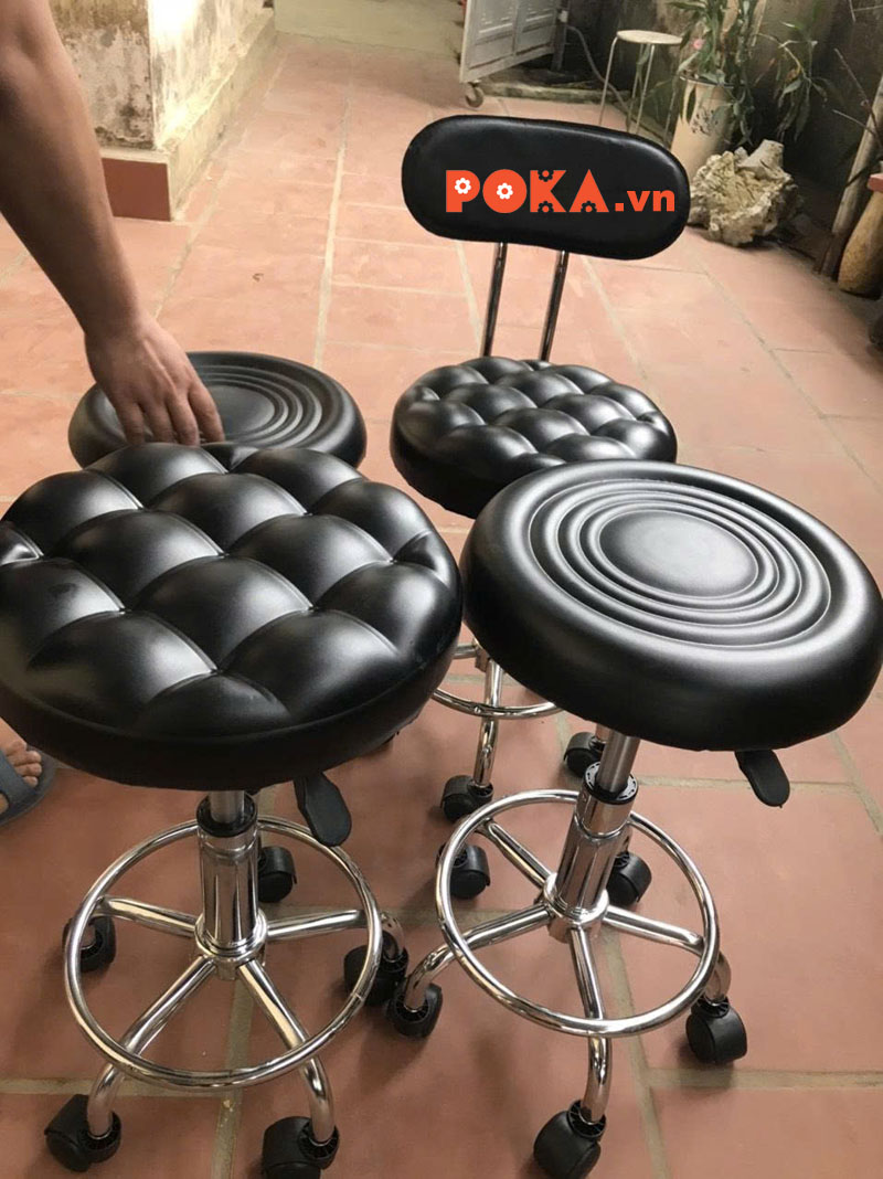 Ghế Spa có tựa lưng có bánh xe