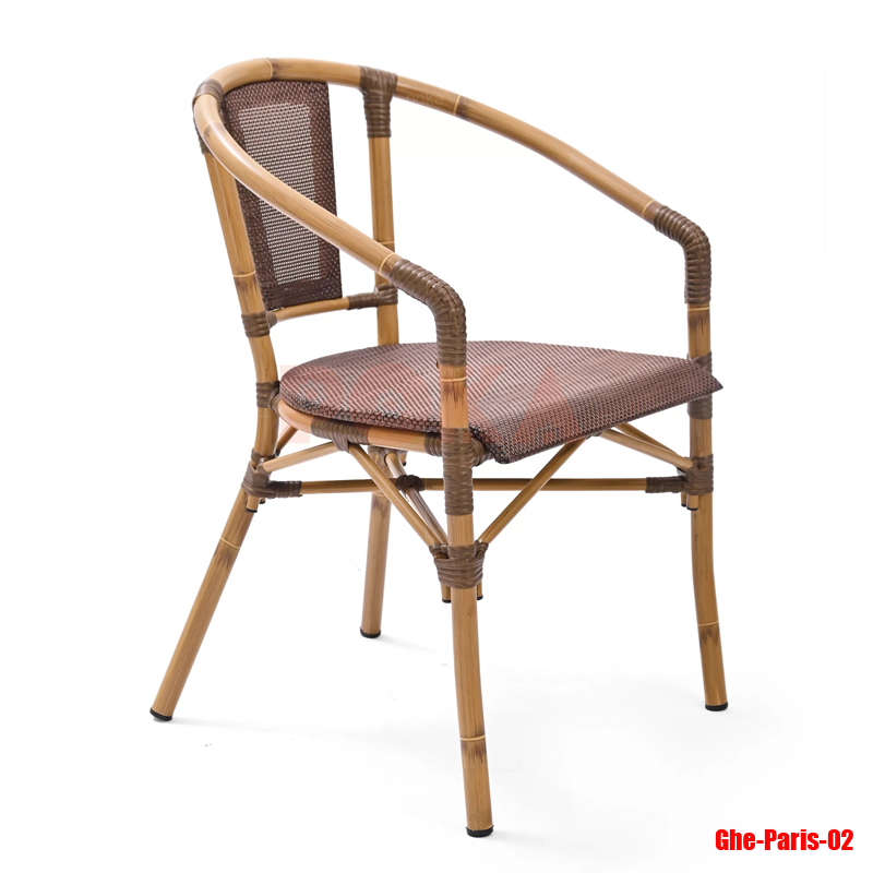 Ghế nhôm textilene Paris Fansipan 02 có tay