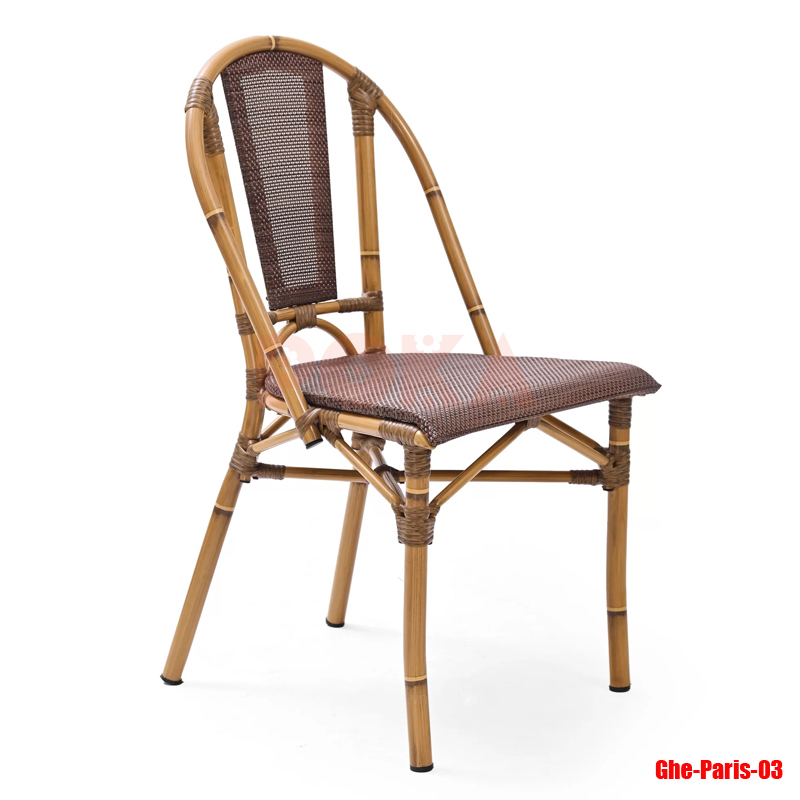 Ghế nhôm textilene Paris 03 không tay Fansipan