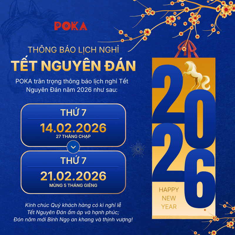 Thông báo lịch nghỉ Tết Nguyên Đán 2026