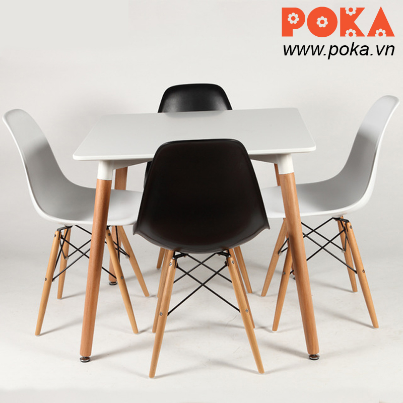Bàn vuông Eames 80cm