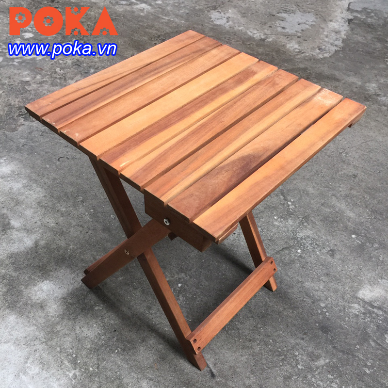 Bàn gỗ cafe hình vuông 40x40