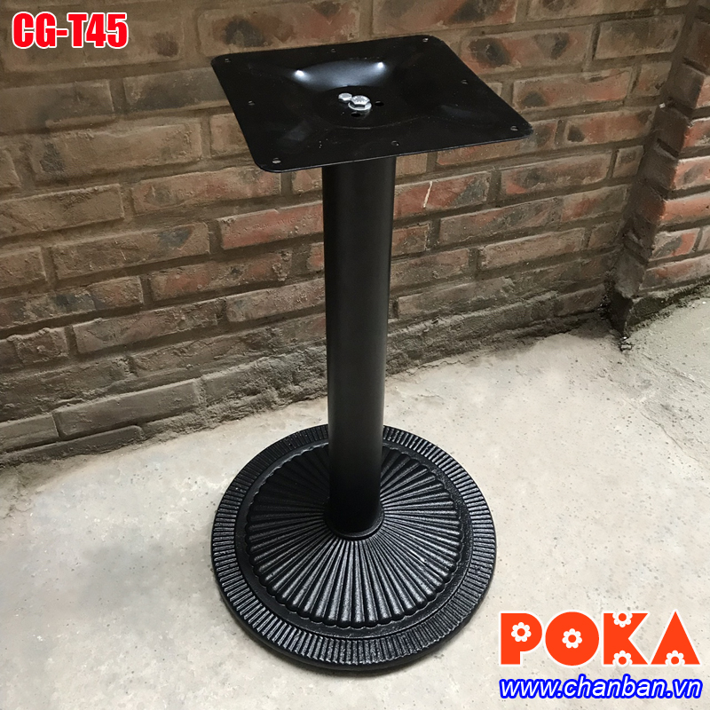 Chân bàn gang đúc tròn