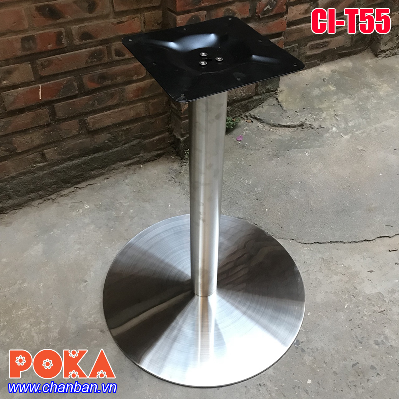 Chân bàn inox tròn 55cm