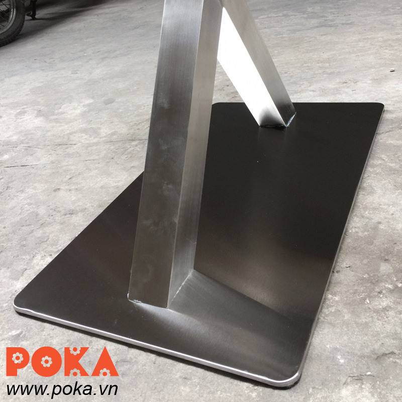 Chân bàn inox đôi chữ X