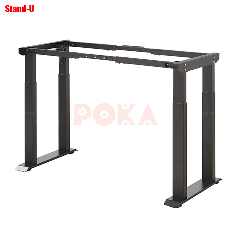 Chân bàn nâng hạ công thái học 2 motor