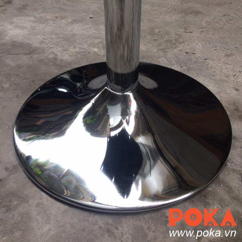 Chân bàn trụ sắt mạ 45cm