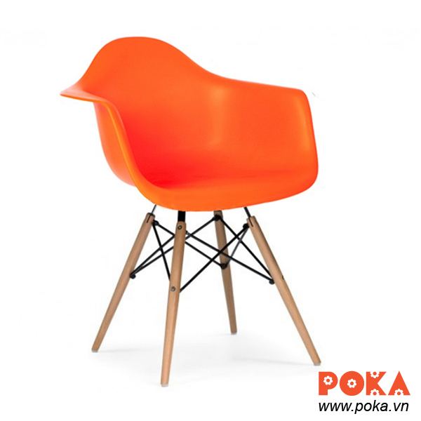 Ghế Eames DAW màu cam