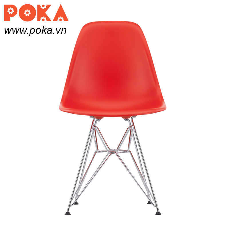Ghế Eames DSR màu đỏ