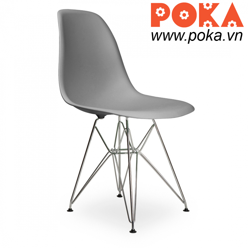 Ghế Eames DSR màu ghi