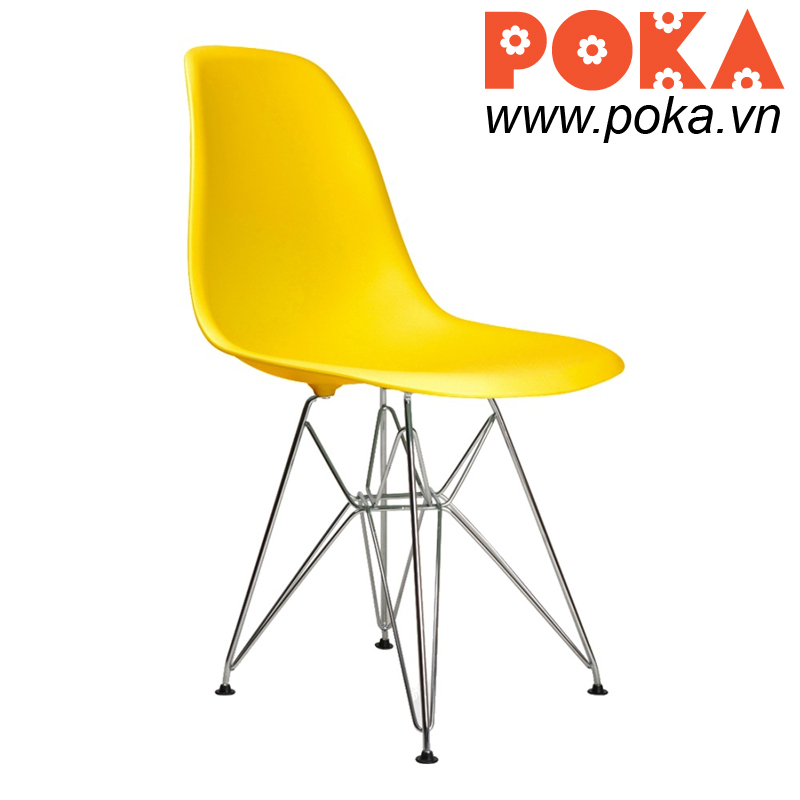 Ghế Eames DSR màu vàng