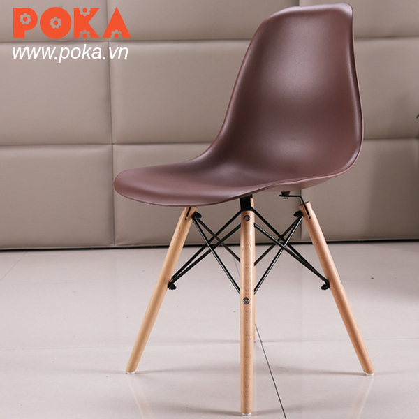 Ghế Eames DSW màu nâu