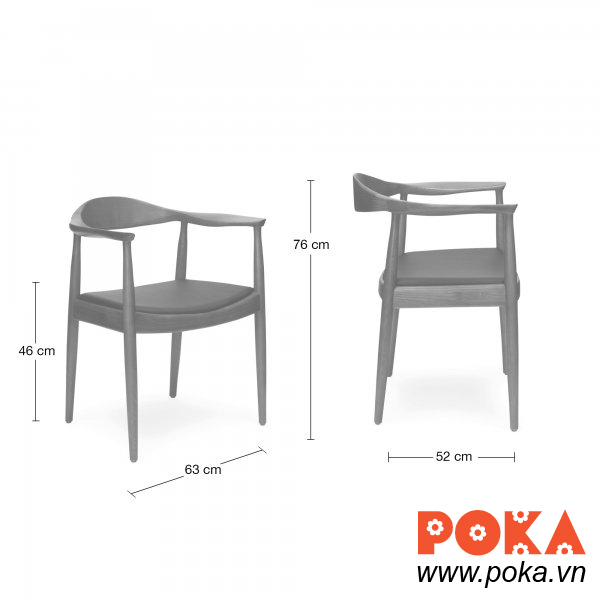 Kích thước ghế Kennedy