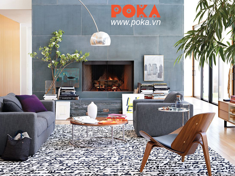 Ghế phòng khách Shell chair