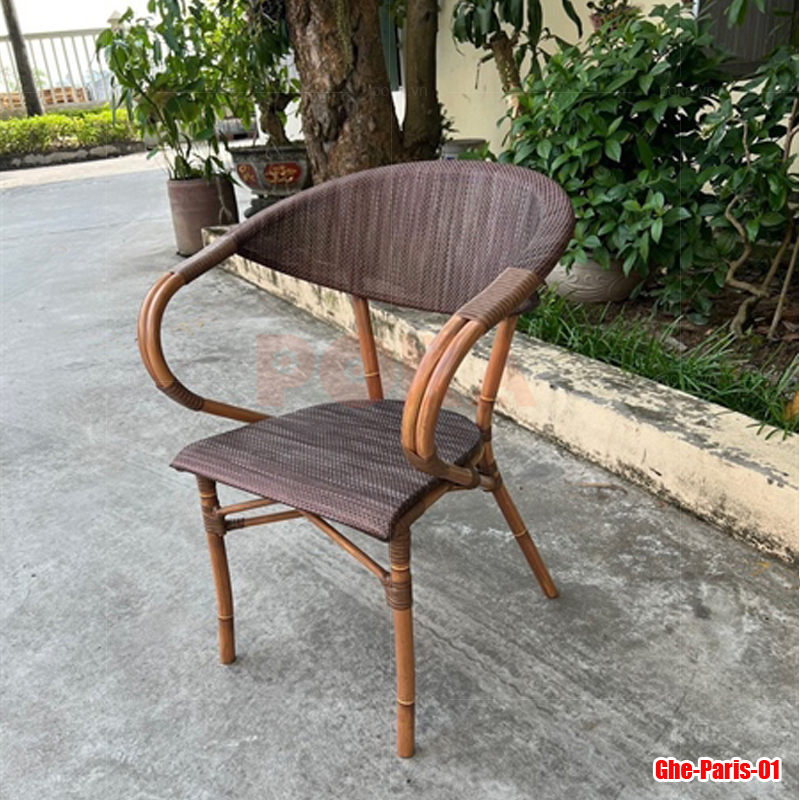 Ghế nhôm textilene Fansipan Paris 01 có tay