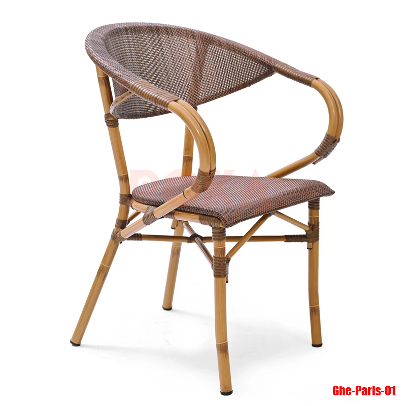 Ghế nhôm textilene Fansipan Paris 01 có tay