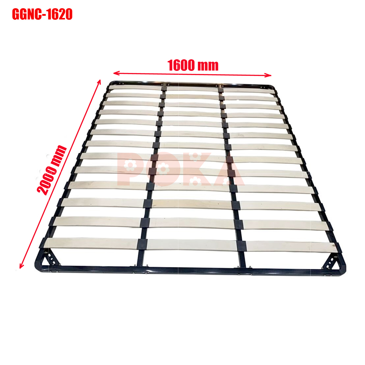 Dát giường xương cá nan cong 1.6x2m