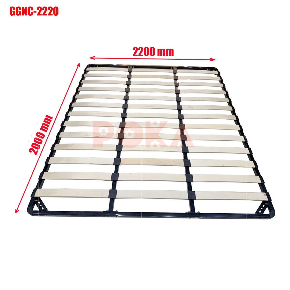 Giát giường nan cong 2.2x2m