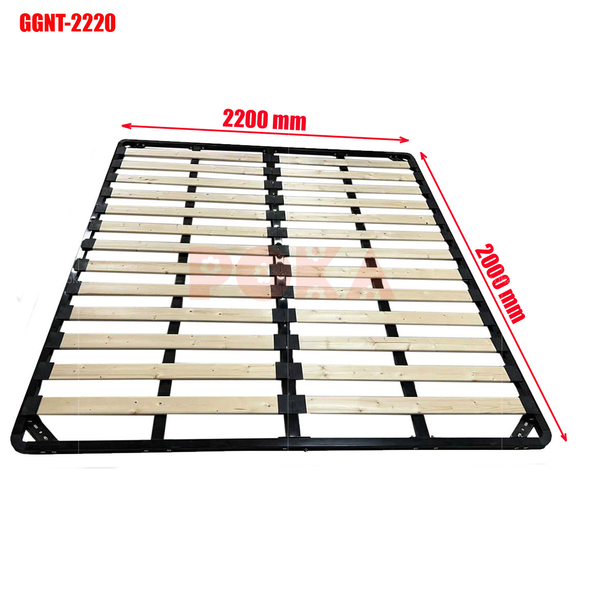 Giát giường nan thẳng 2.2x2m