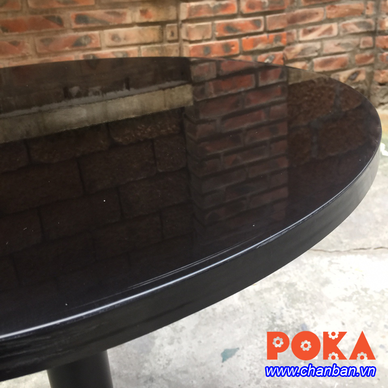 Mặt bàn composite màu đen 70cm