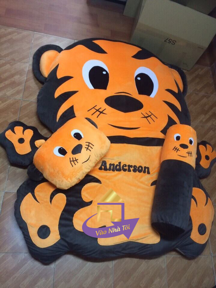 Không còn khó khăn khi tập cho bé ngủ riêng với Nệm Thú Bông