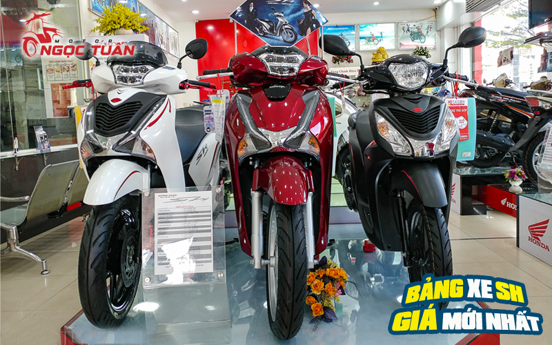 Bảng giá xe SH mới nhất