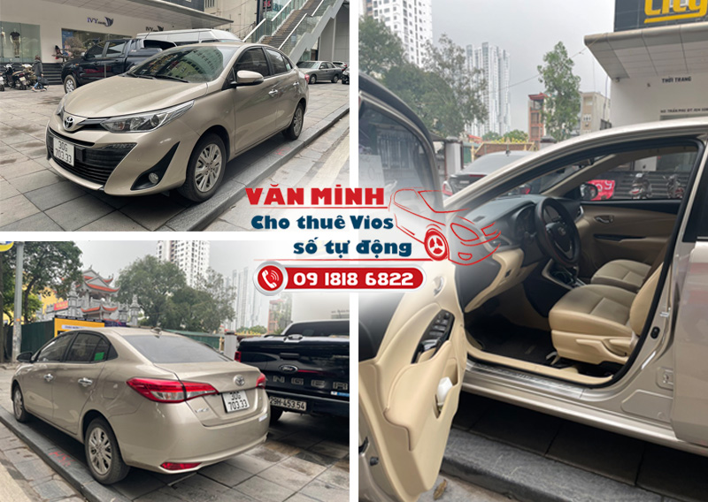 công ty cho thuê xe toyota vios số tự động