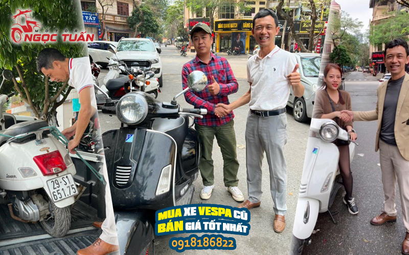 Mua bán xe Vespa cũ Hà Nội