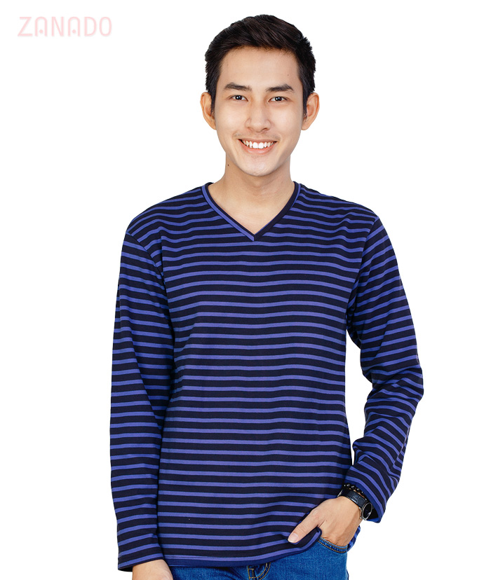 Áo thun nam tay dài giá sỉ, cotton 4 chiều