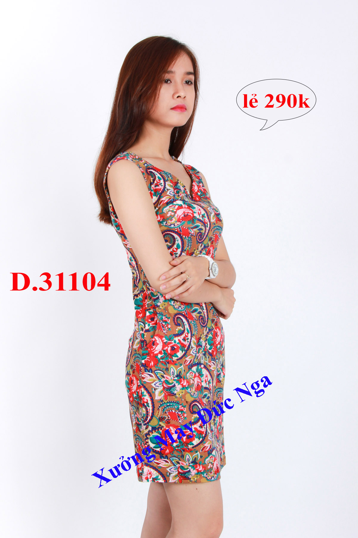 Váy đầm họa tiết siêu đẹp, D.3110