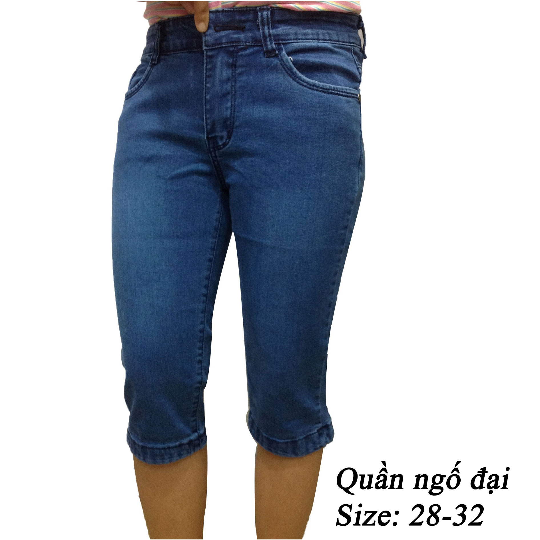 Bán sỉ quần lửng jean nữ, mẫu 1