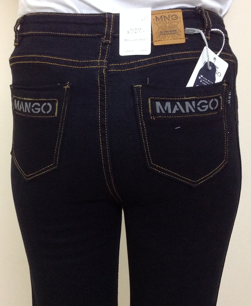 Quần jean Mango túi thêu