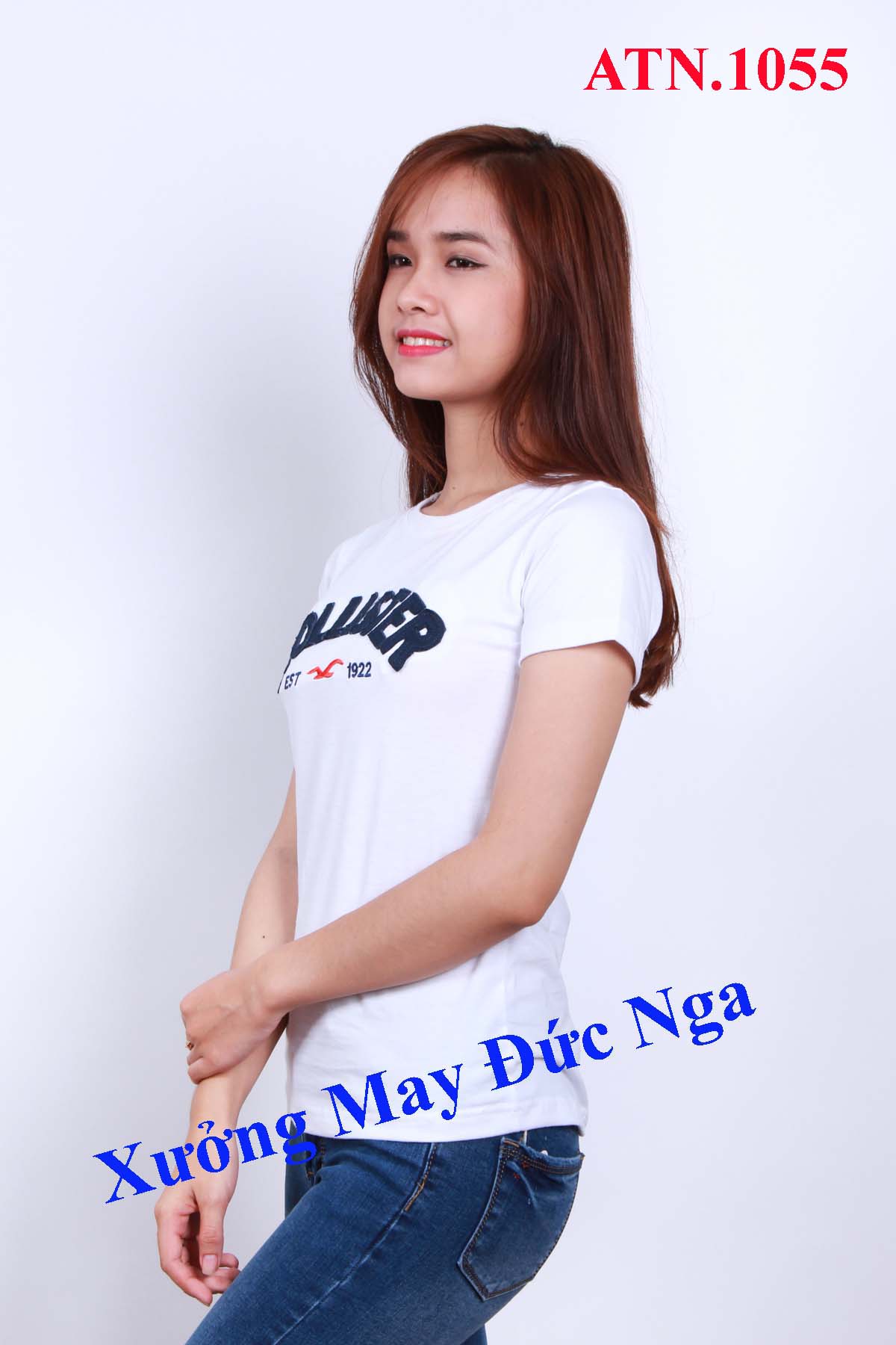 Áo thun nữ đắp chữ HOLLISTER siêu cá tính